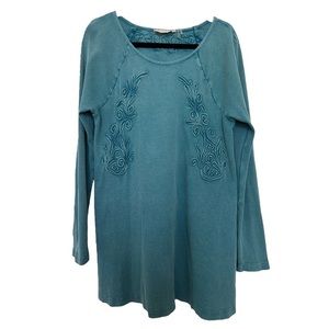 SOFT Surroundings A-Line Tunic Top - Size L